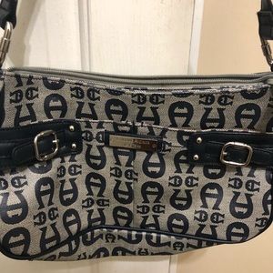 Navy Blue Etienne Aigner Handbag